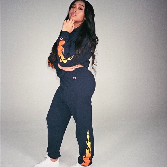 champion flame sweatpants